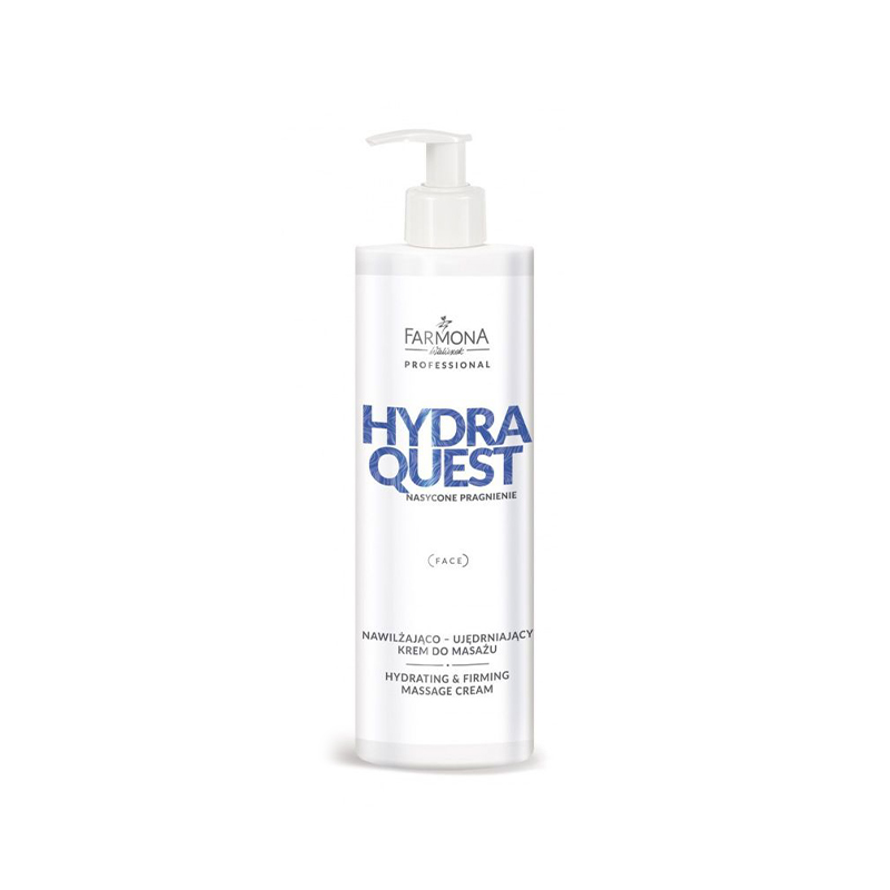 Farmona Hydra Quest Feuchtigkeitscreme mit Straffungseffekt 280ml - Luxus-Massagecreme für intensive Hautpflege