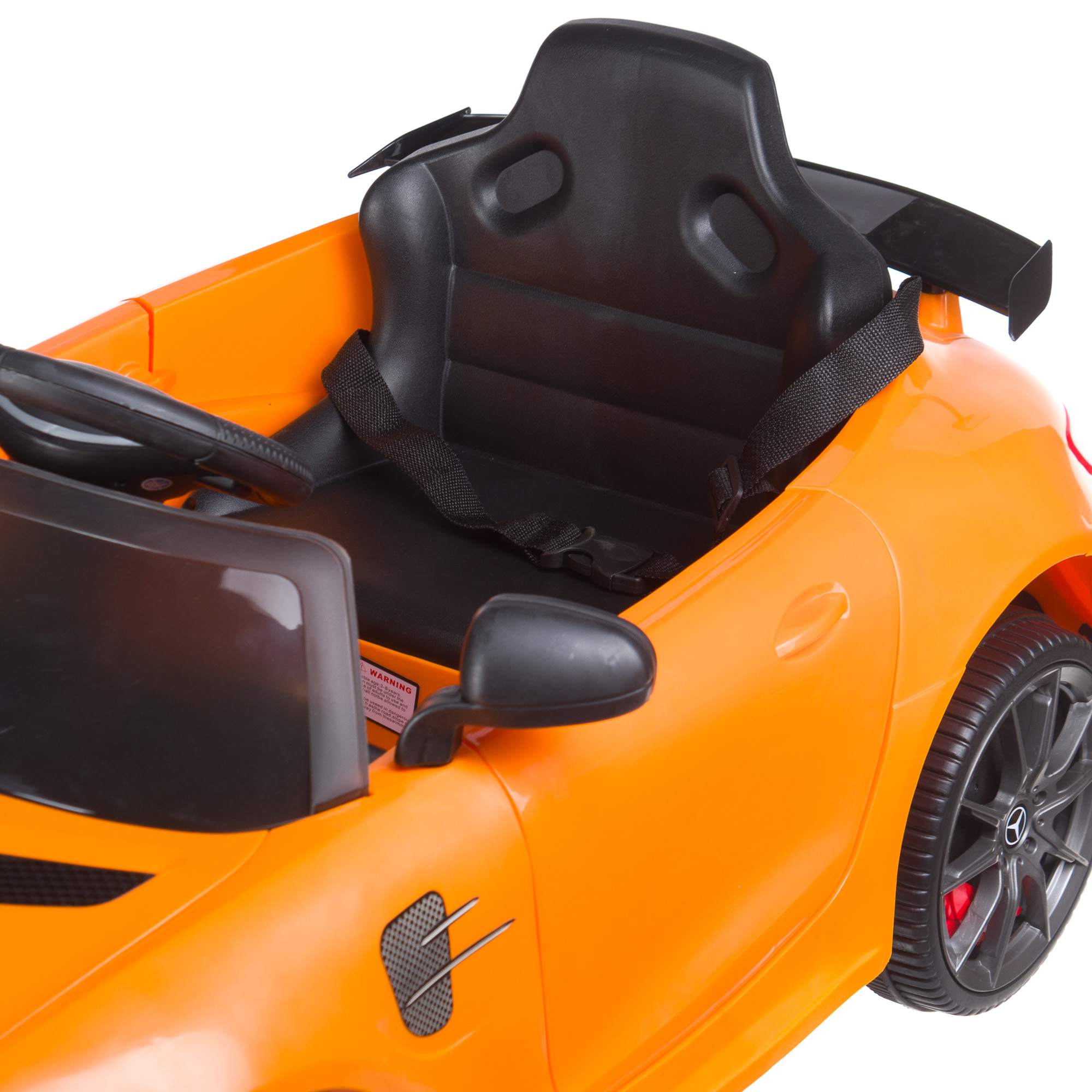 Kinder Friseurstuhl Gelb mit Licht und Sound - Auto-Design