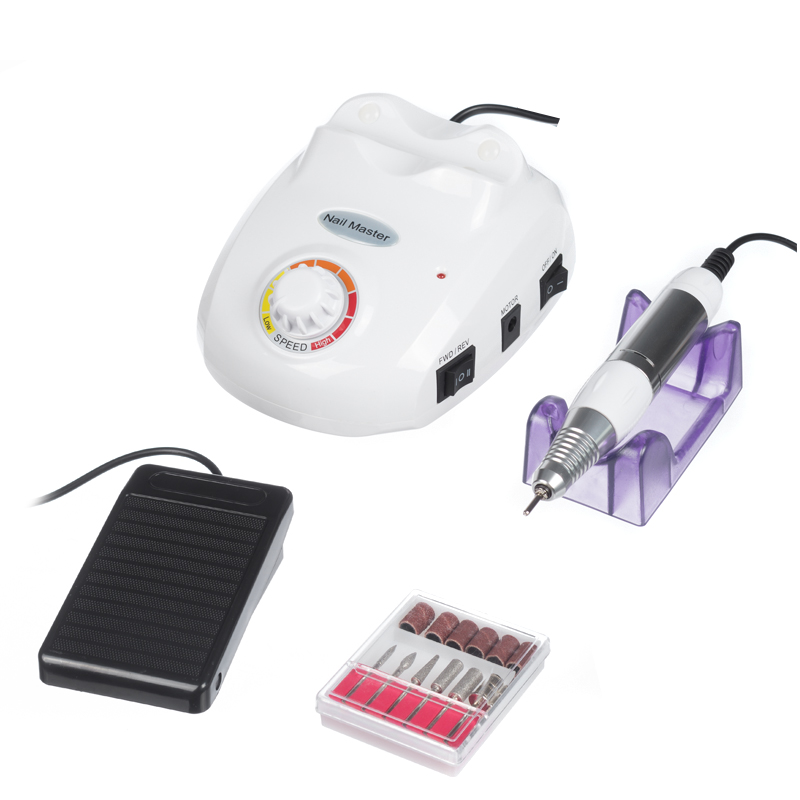 ProNail Complete Fräser Set - Professioneller Nagelfräser in Weiß