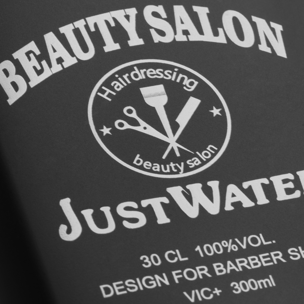 Friseur-Sprühflasche Schwarz 300 ml – Profi-Qualität