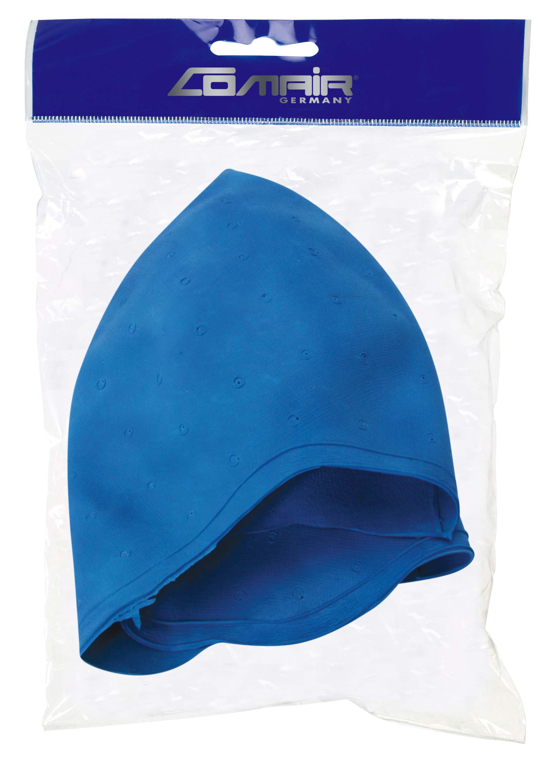 Straehnenhaube Straehnenh Lochstanzung Blau Salon