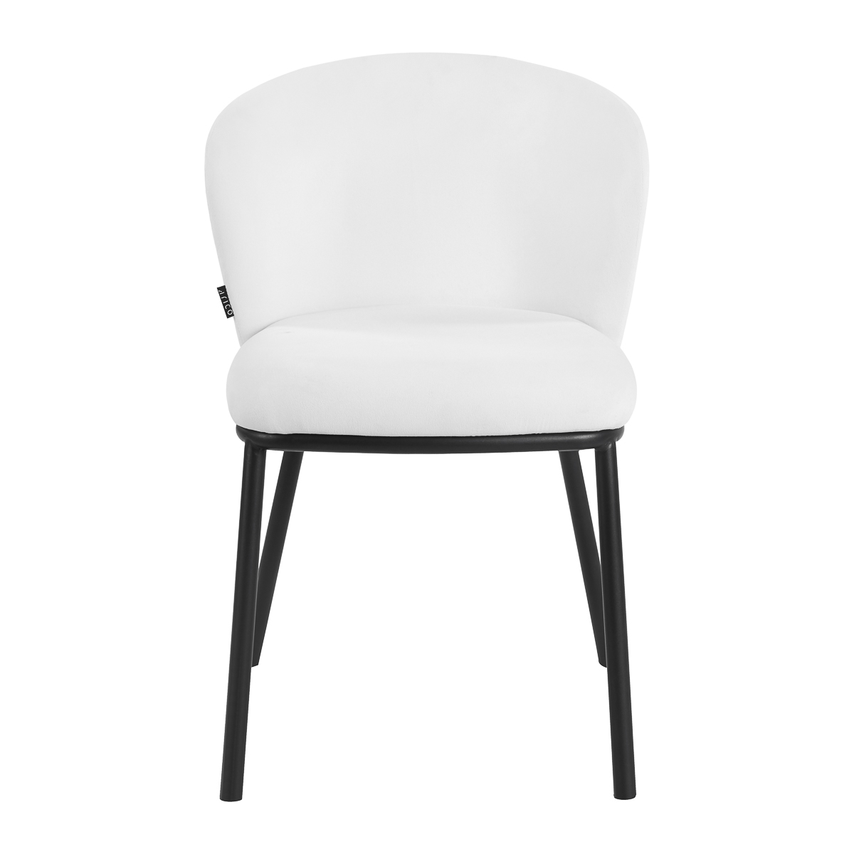 4Rico Linea Stuhl weiß - Eleganter Salonstuhl mit Design
