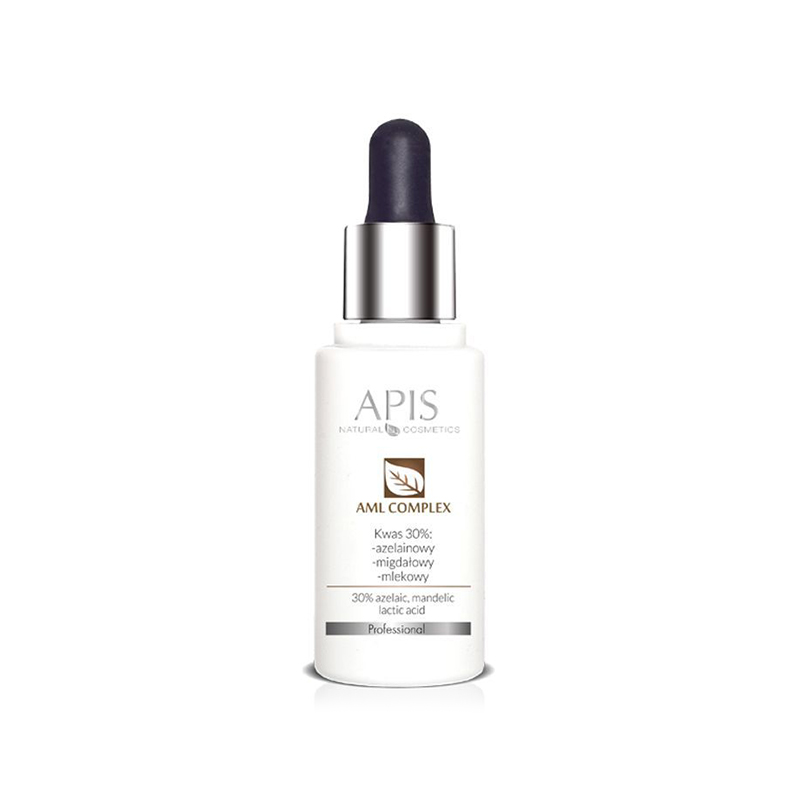 APIS Amlkomplexsäure 30% - Gesichtsserum mit Azelainsäure, Mandelsäure & Milchsäure 30ml