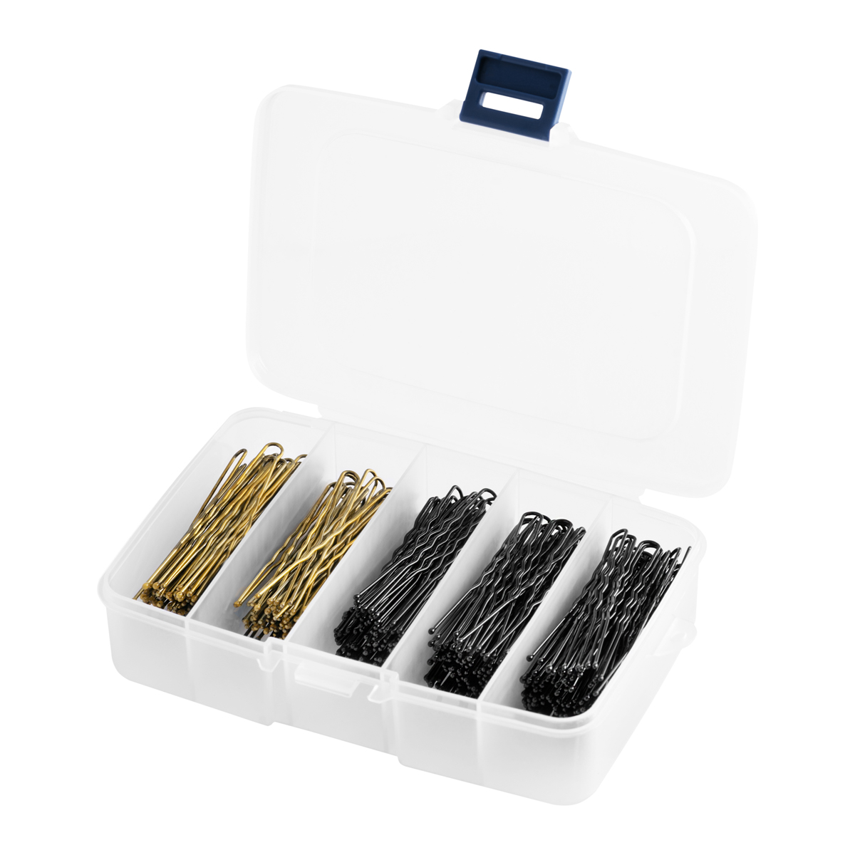 Hair Cokes E-56 Haarkokse 200er Pack Schwarz Gold