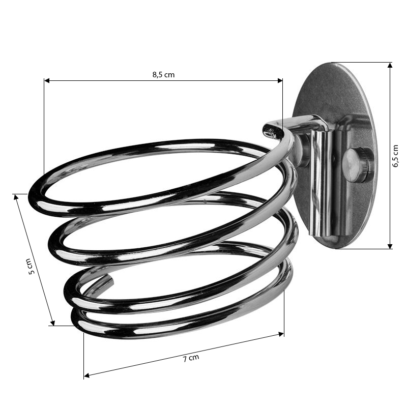 Wandhalterung Haartrockner FX24 verchromt – Profi