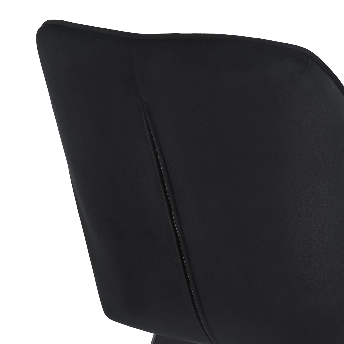 4Rico Vetro Stuhl schwarz – Eleganter Salonstuhl modern