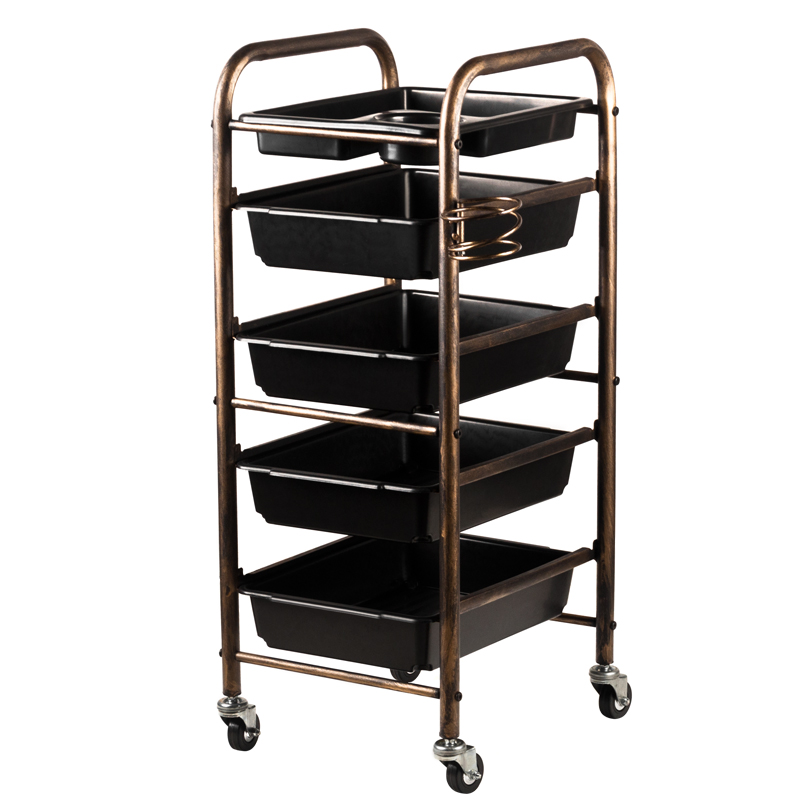 Gabbiano Frisierwagen mit 8 Schubladen - Profi Friseurwagen 76cm