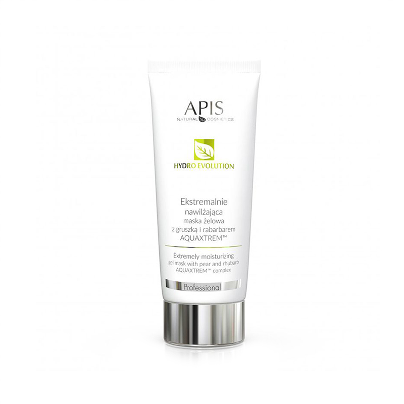 APIS Hydro Evolution Extreme Feuchtigkeits-Gelmaske mit Birne & Rhabarber - 200ml Intensiv-Hydration für strahlende Haut