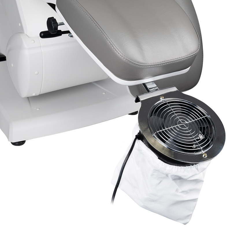 Azzurro Staubabsaugung F18 Chrom für Pediküre – Professionell