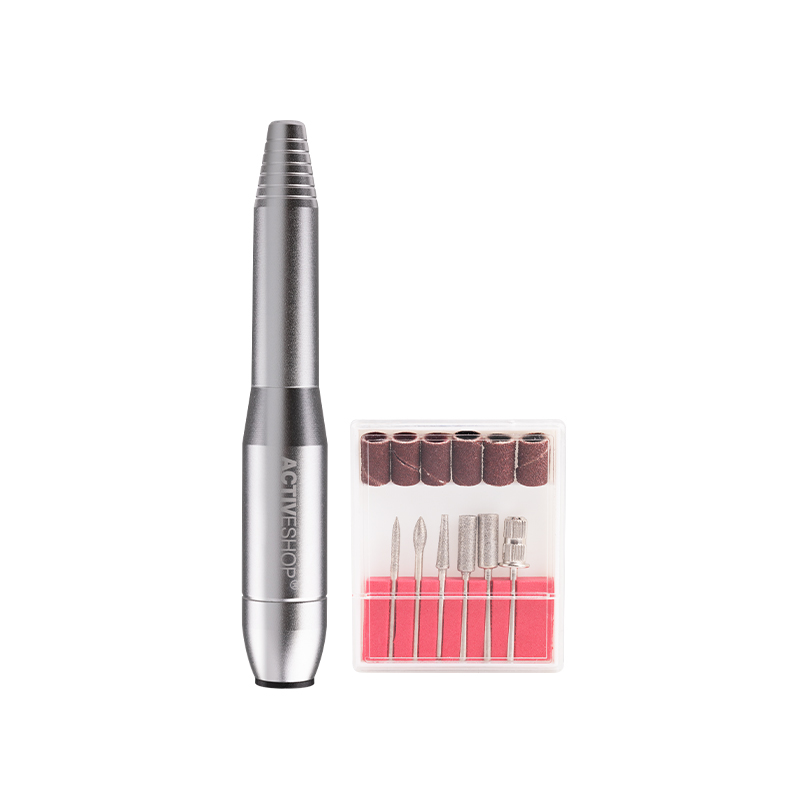SYIS PRO203 Silber Nagelfräser - Professioneller Mini Elektrofräser für Nageldesign
