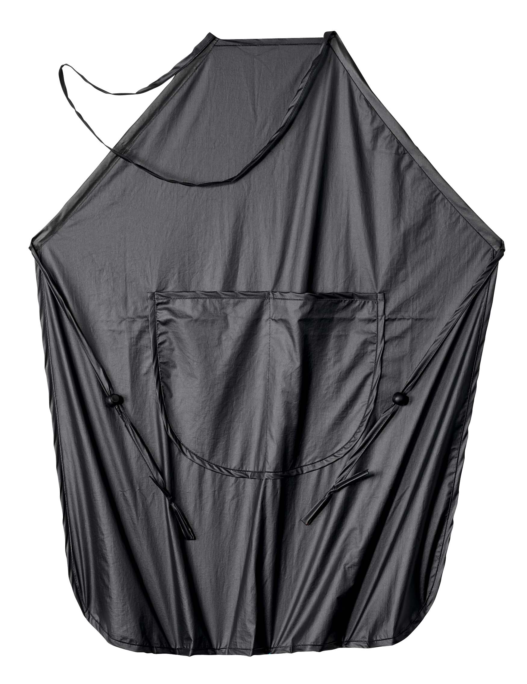 Faerbeschuerze Chrom Nylon Anthrazit Nylon Friseur