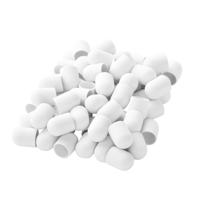 EXO Schleifkappe 13mm Körnung 220 weiß – 100er Pack