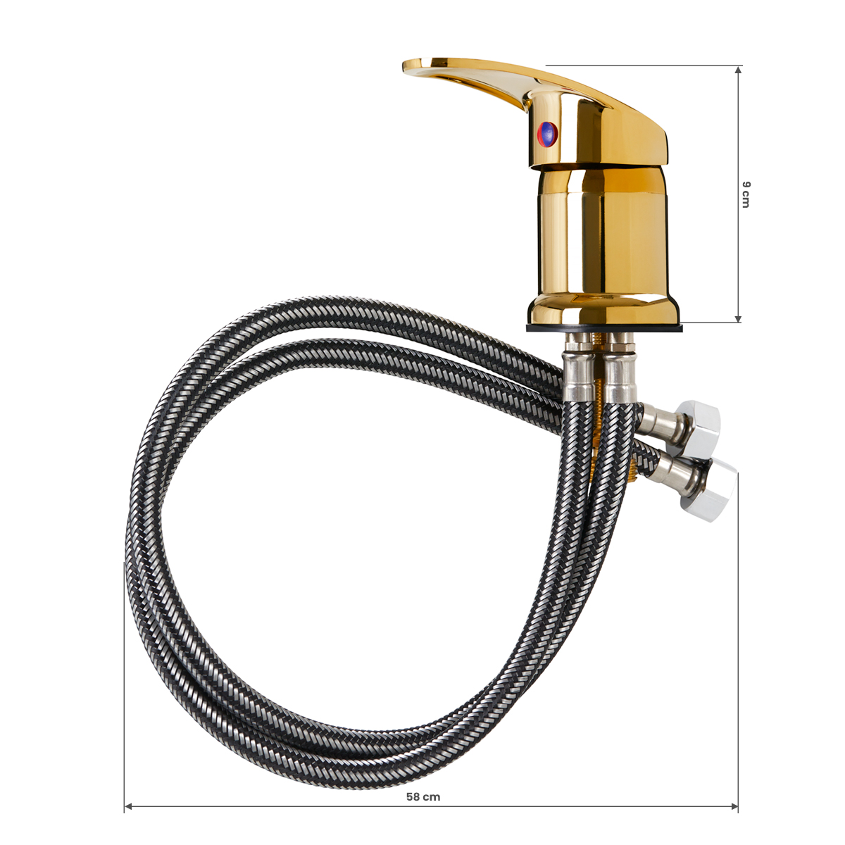 Gold Friseurwaschbatterie – Luxus Wascharmaturen