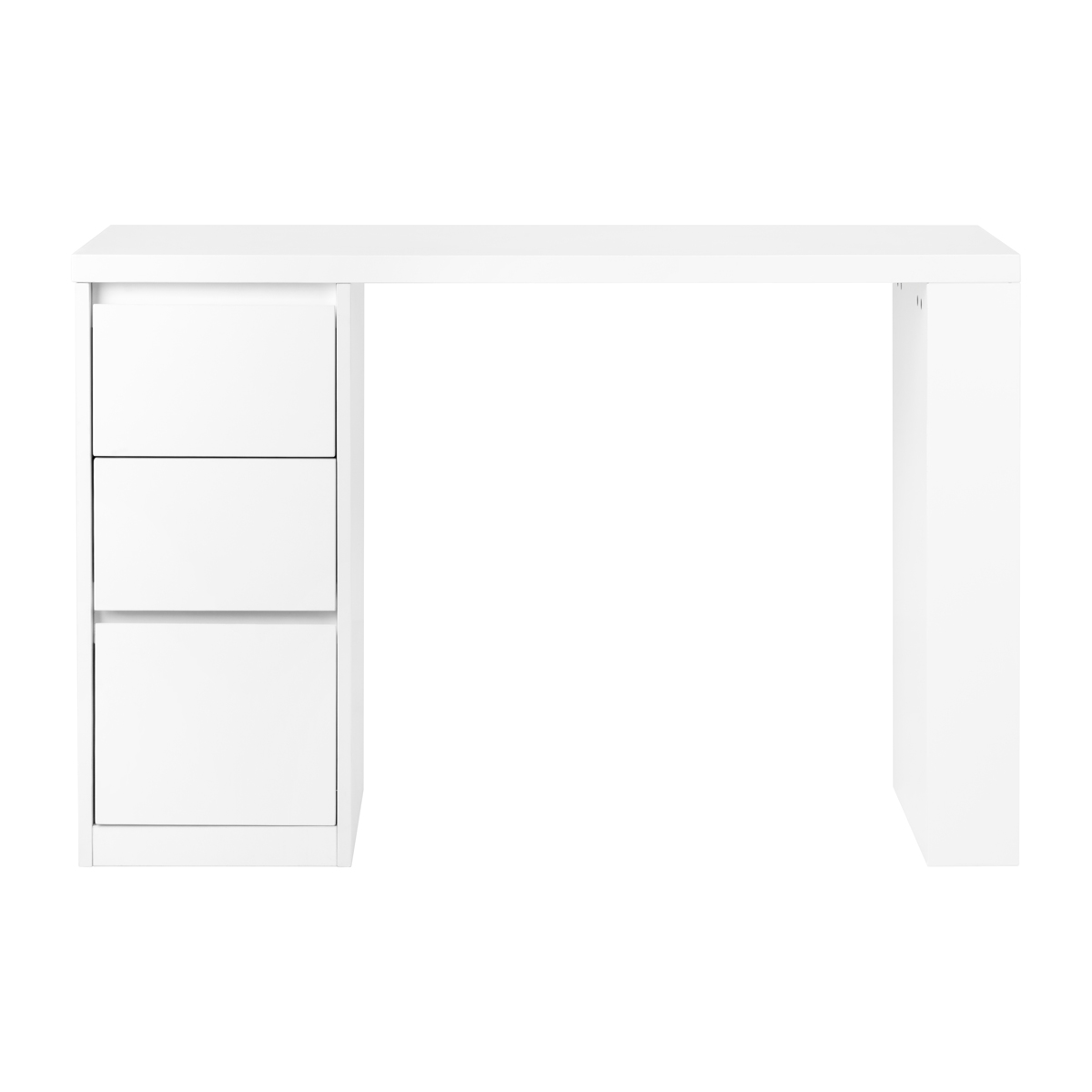 Kosmetikschreibtisch 332 weiß mit 3 Schubladen