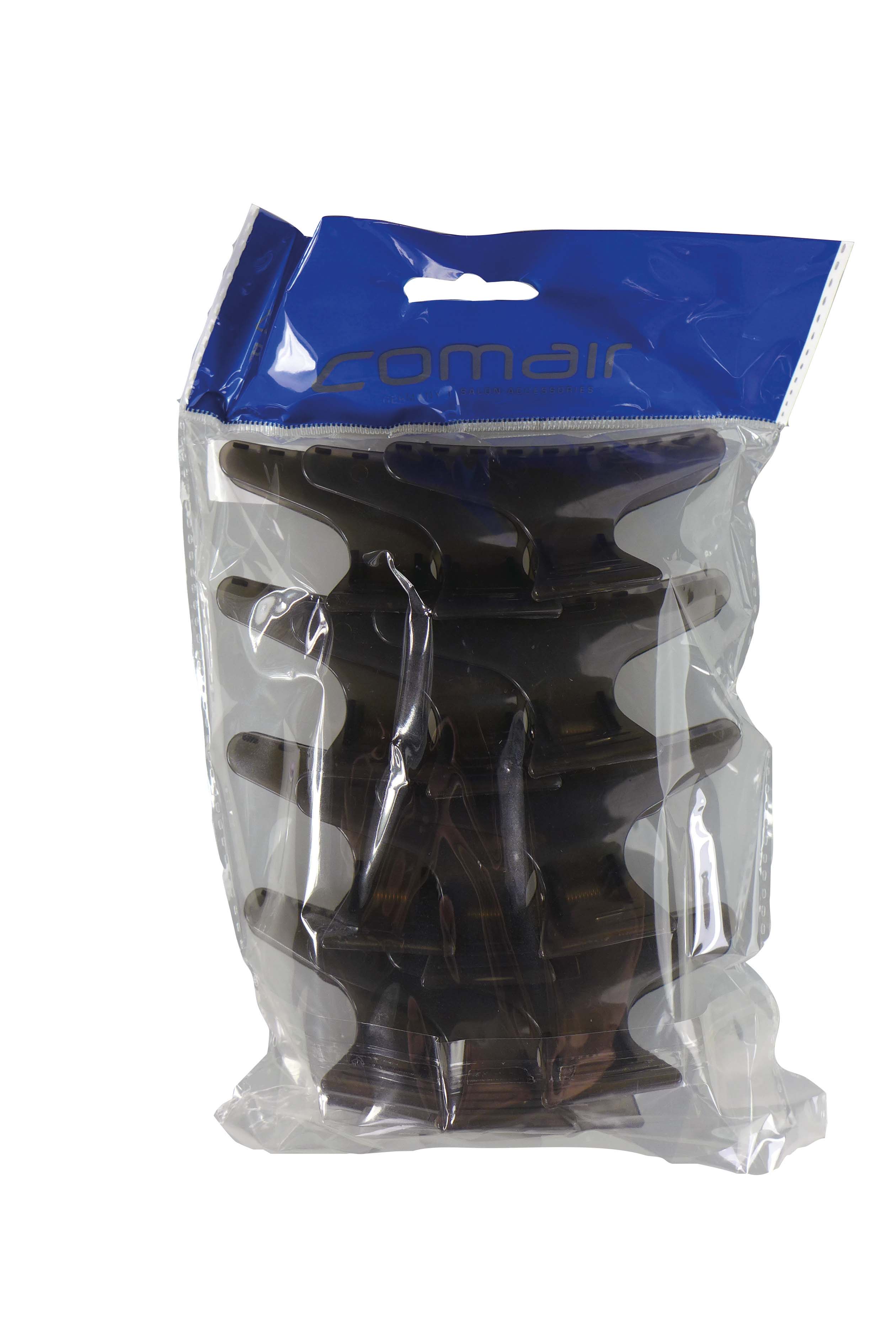 Abteilklammern Plastik Schwarz Plastik Friseur 02