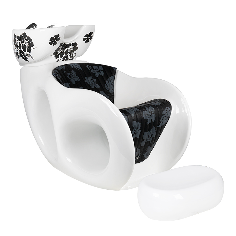 Gabbiano Friseur-Waschanlage Malwa Schwarz - Profi-Waschplatz für Salons