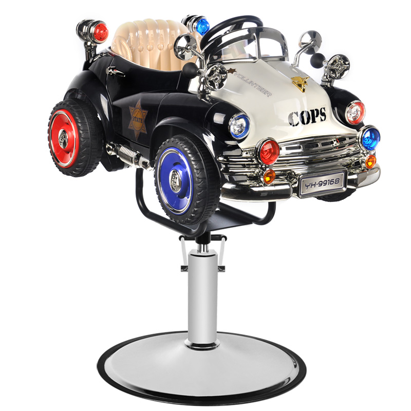 Gabbiano Friseurstuhl Kinder Polizeiwagen B082 – Hydraulik