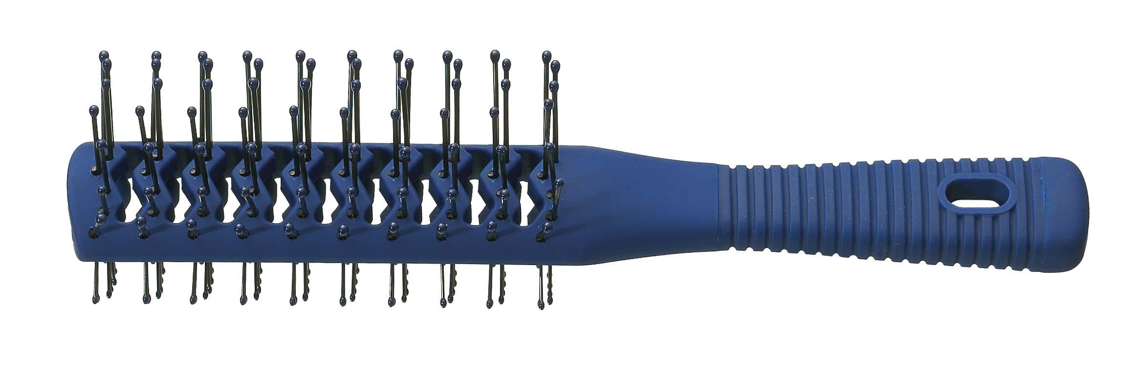 Tunnelbuerste Rubberize Dkleinblau Dunkelblau Blau Friseur