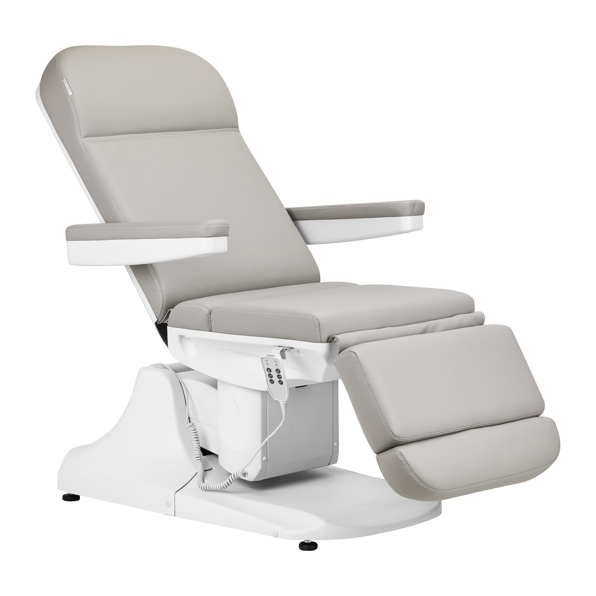 Elektrische Kosmetikliege AZZURRO 891 in Grau - Premium Behandlungsliege für Wellness & Beauty