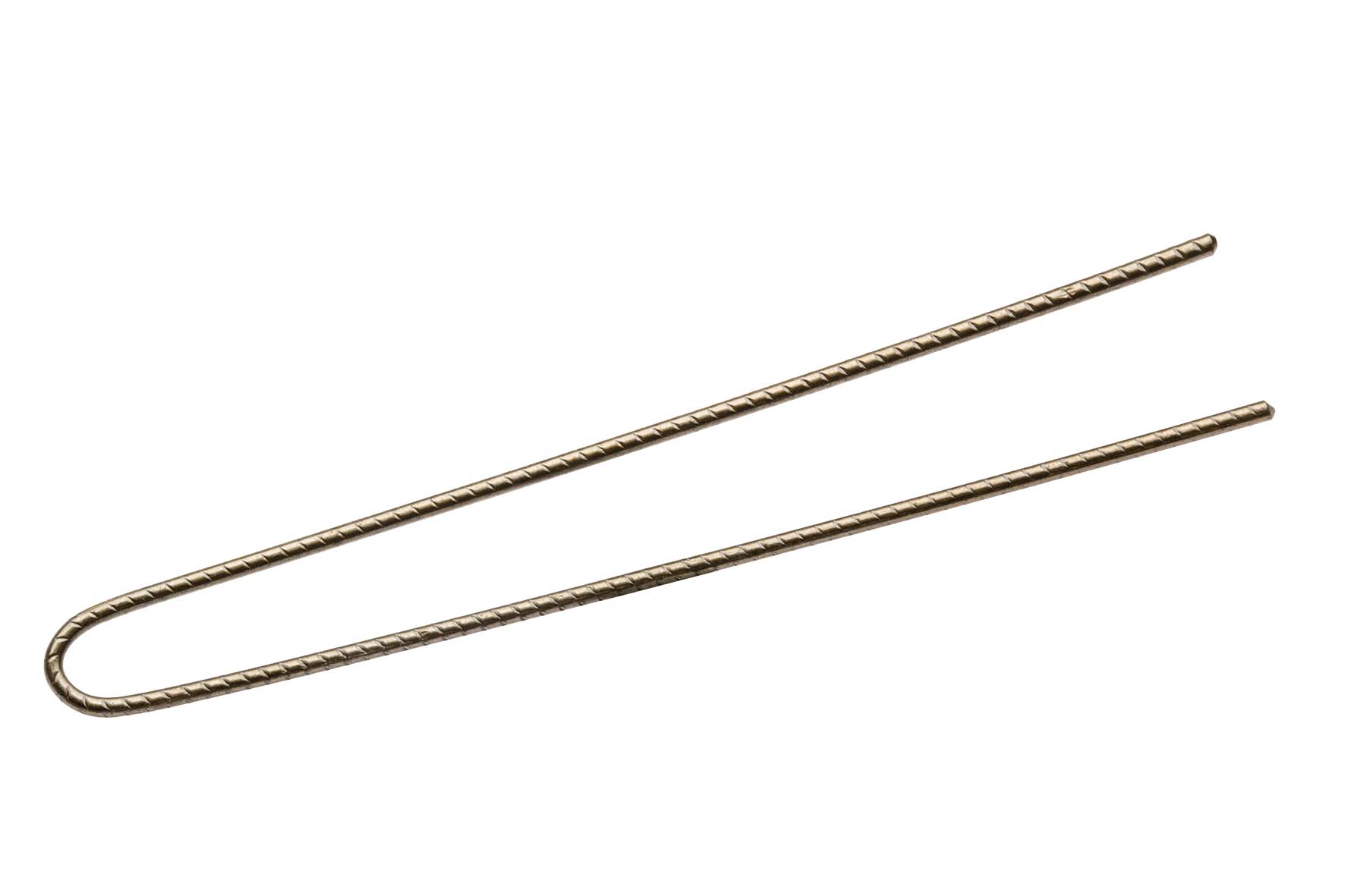 Lockennadeln Geriffelt 72Mm Braun Friseur 01