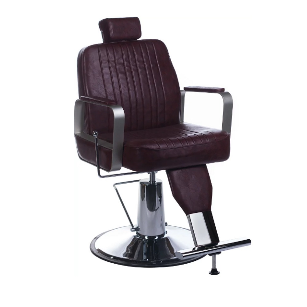 Eleganter Barberstuhl Renaissance Braun - Premium Salon Stuhl
