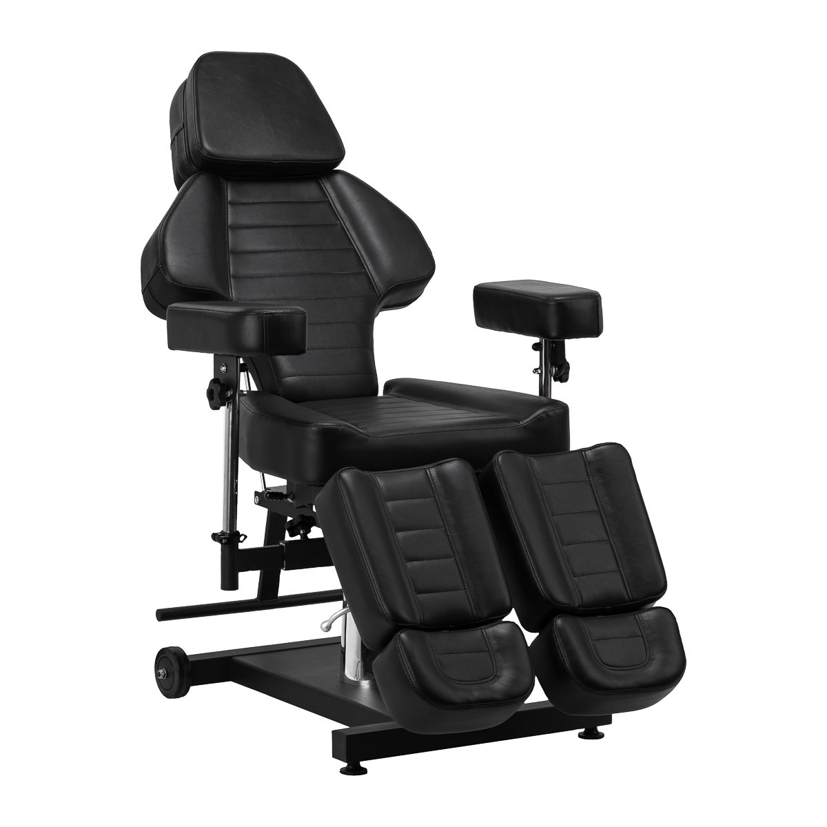 Pro Ink 601A Hydraulischer Tattoo Stuhl Schwarz - Ergonomisch