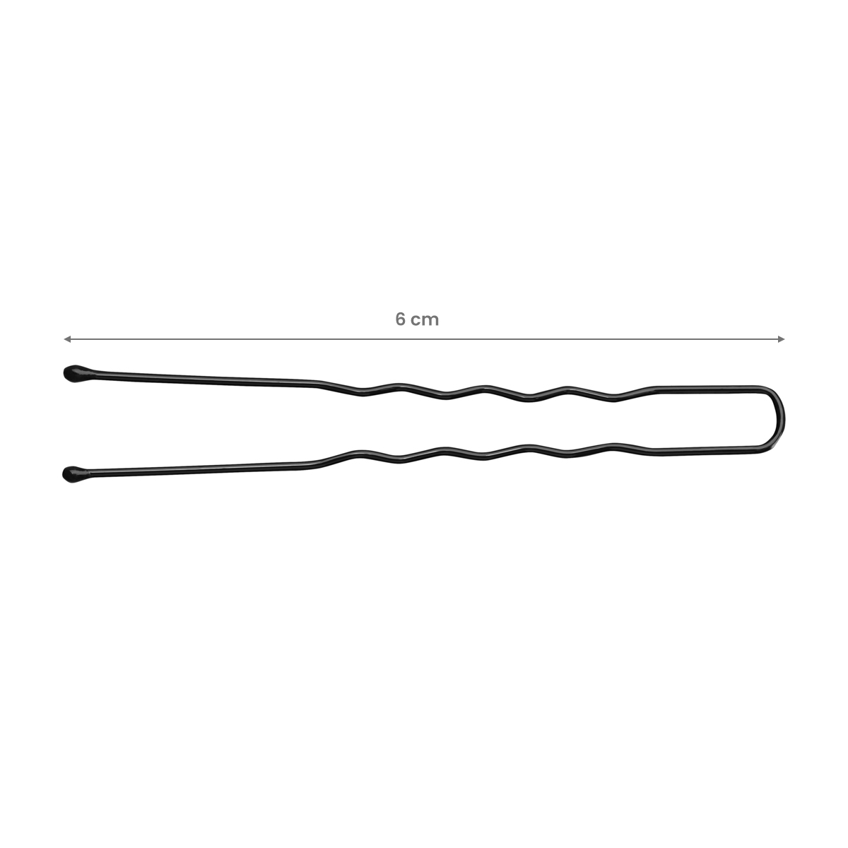 Friseur-Haarnadeln e-65 300 St. 6cm schwarz