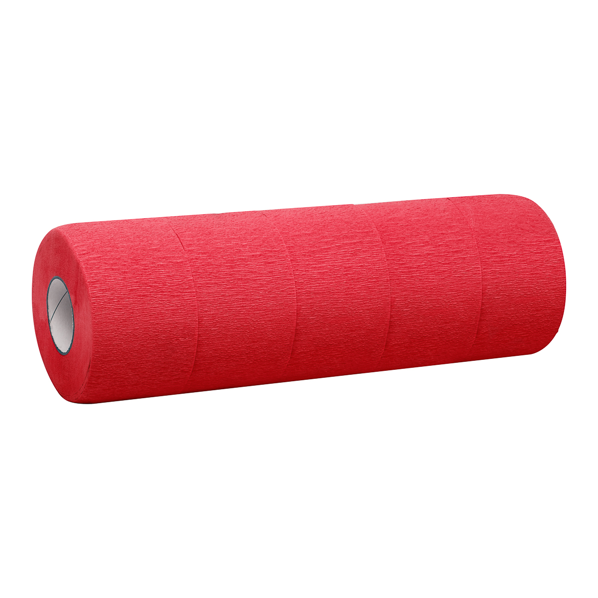 Friseur-Papierkragen 5er Pack rot – Einweg