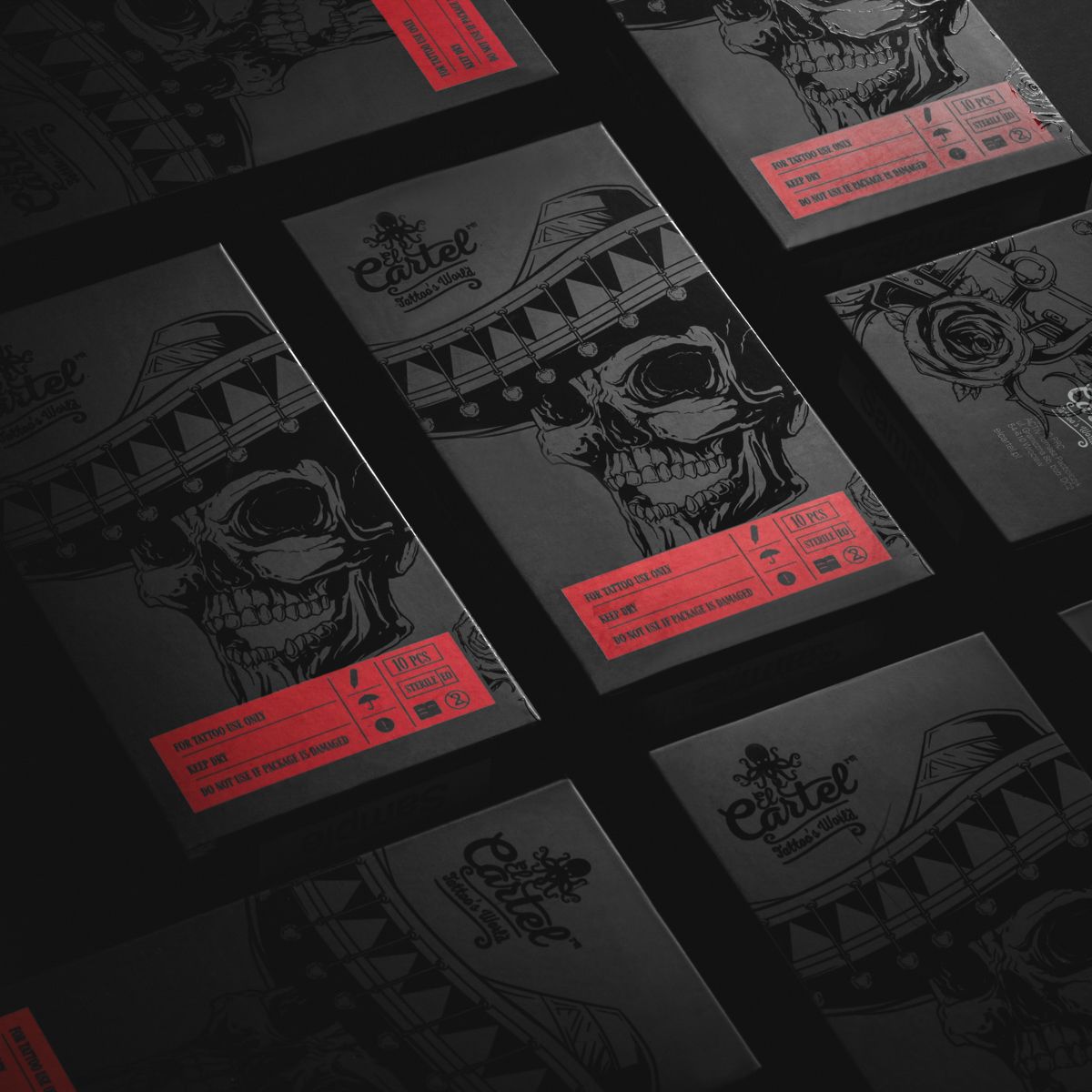 Tattoo Cartridge El Cartel 0.35 35 Magnum 10er