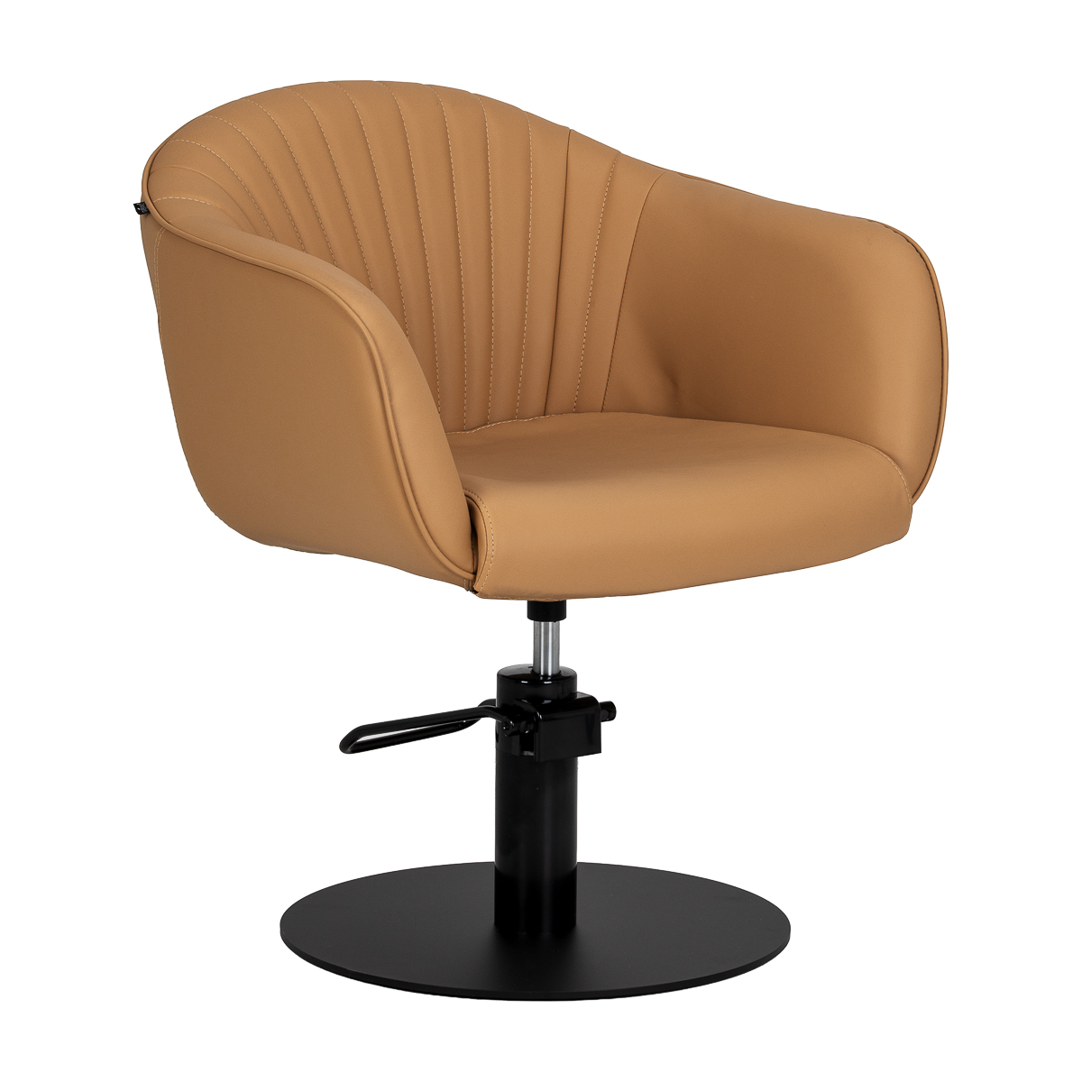 Friseurstuhl Gabbiano Copenhagen karamell – hydraulisch
