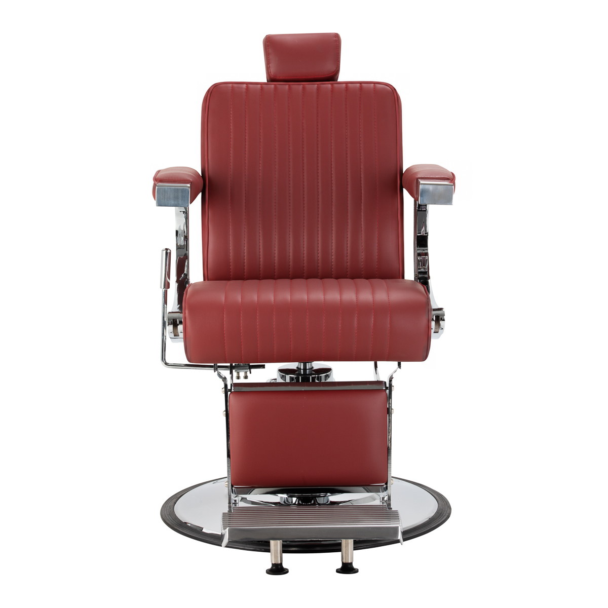 Barberstuhl Gabbiano Visionerio+ Rot Chrom – Hydraulik - Ansicht 4