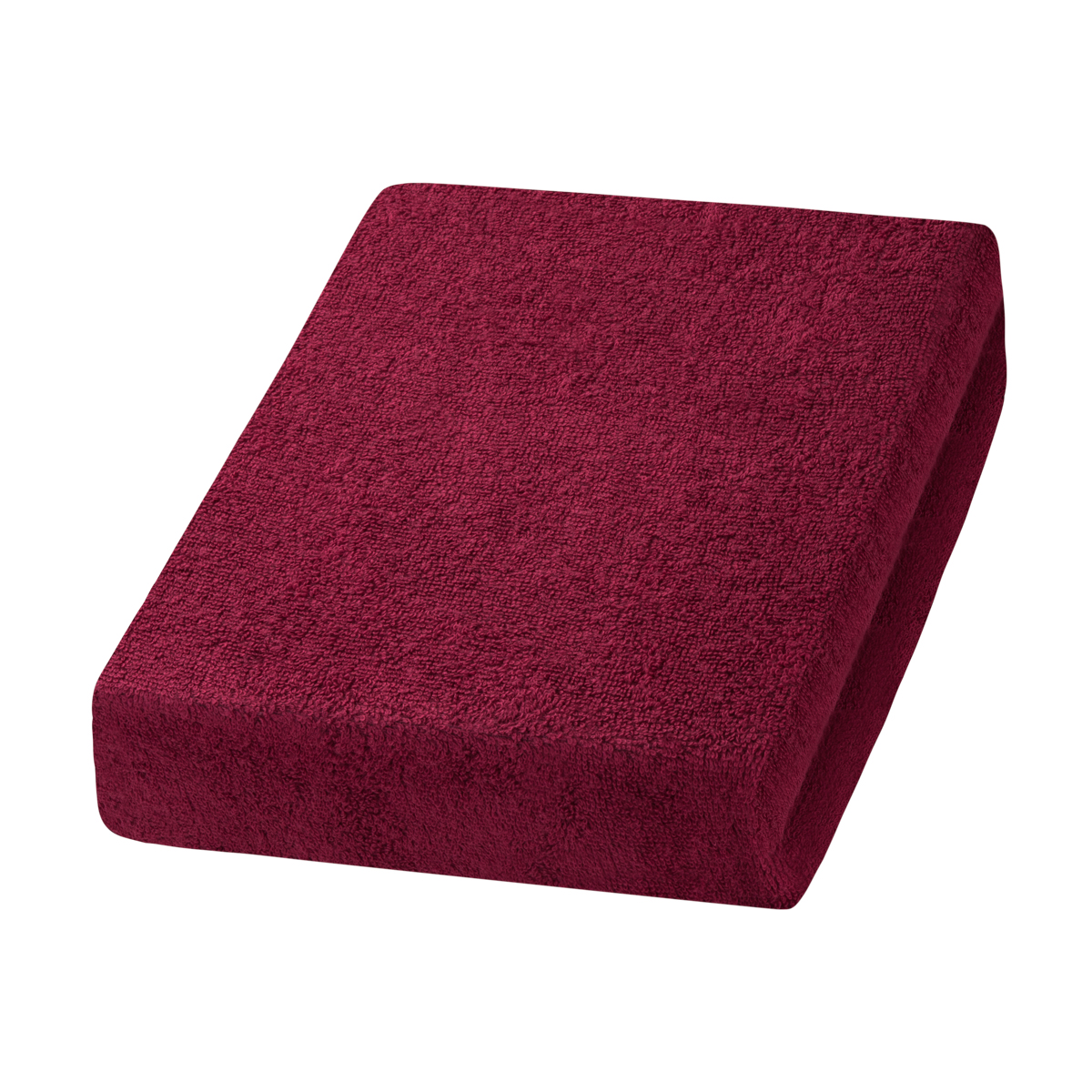 Frottee Weinrote Tagesdecke 70x190cm – Salonausstattung