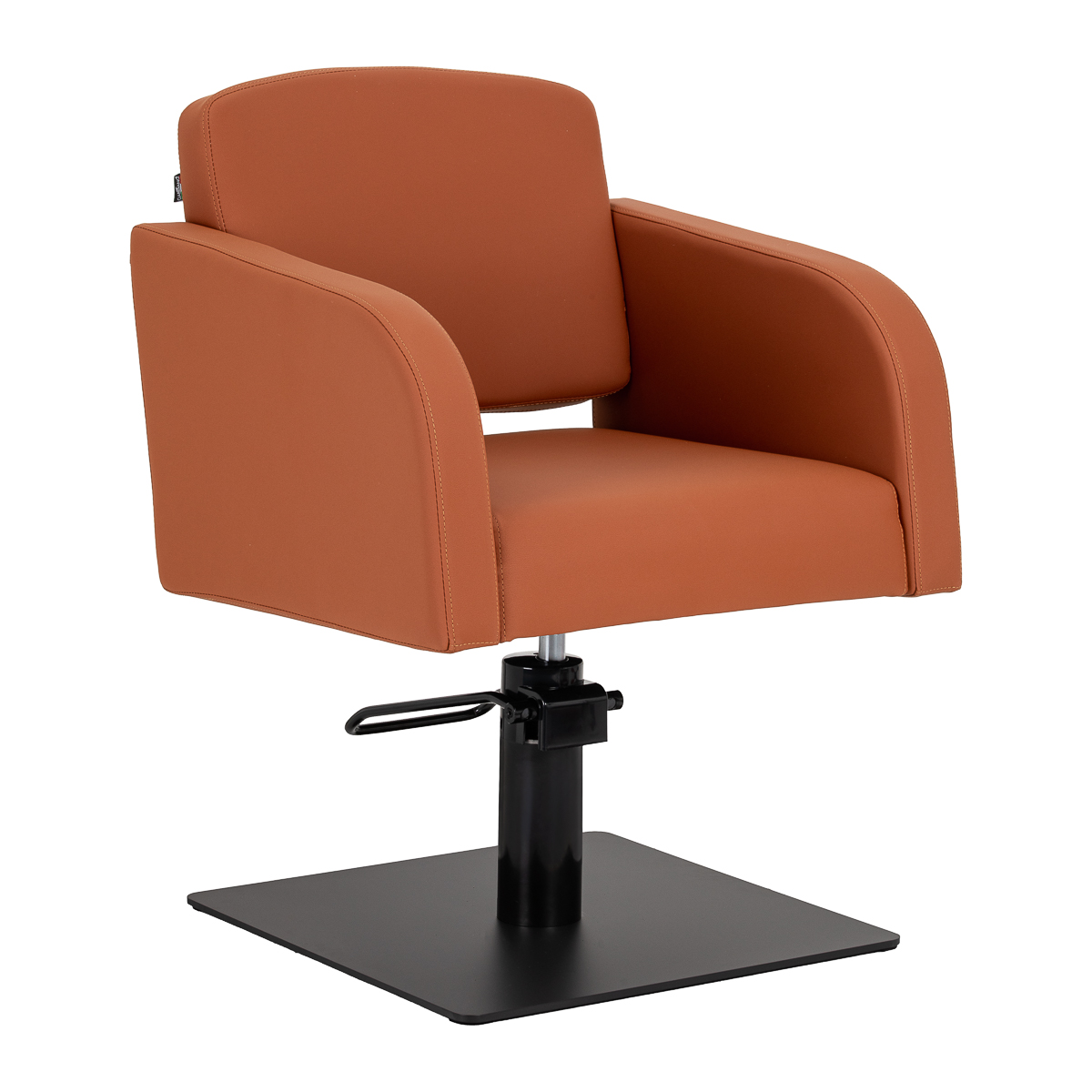 Gabbiano Friseurstuhl Elda in Brown - Ergonomischer Salon-Arbeitsstuhl für Friseure
