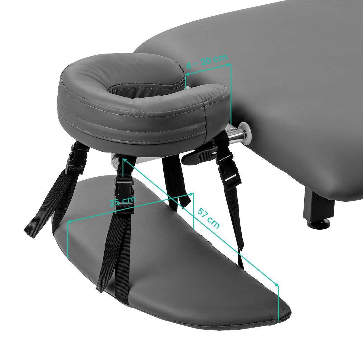 Elektrische Massageliege Balance Eso 1 grau Physiotherapie