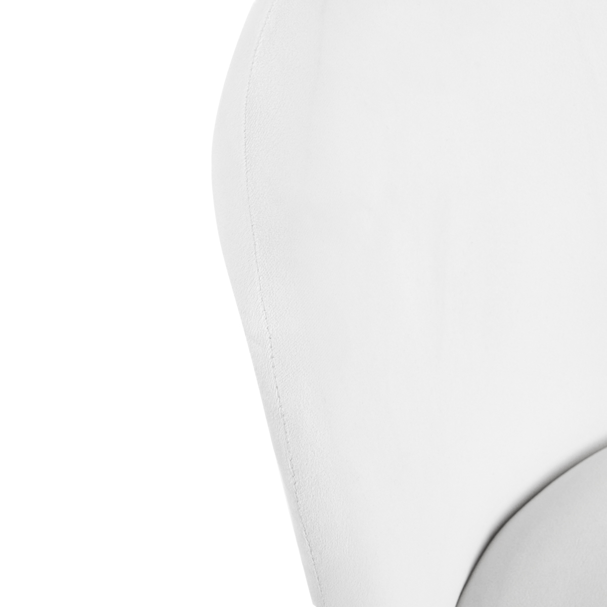 4Rico Linea Stuhl weiß - Eleganter Salonstuhl mit Design