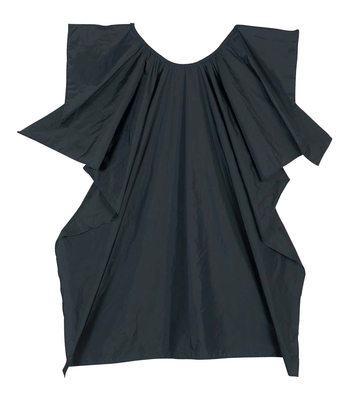 Frisierumhang Salon Nylon schwarz wasserabweisend 110x140cm