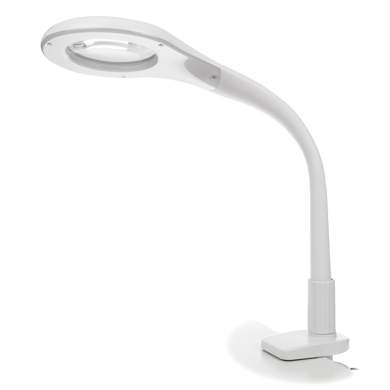 Professionelle LED Kosmetiklampe mit Lupe und verstellbarem Arm - 7W