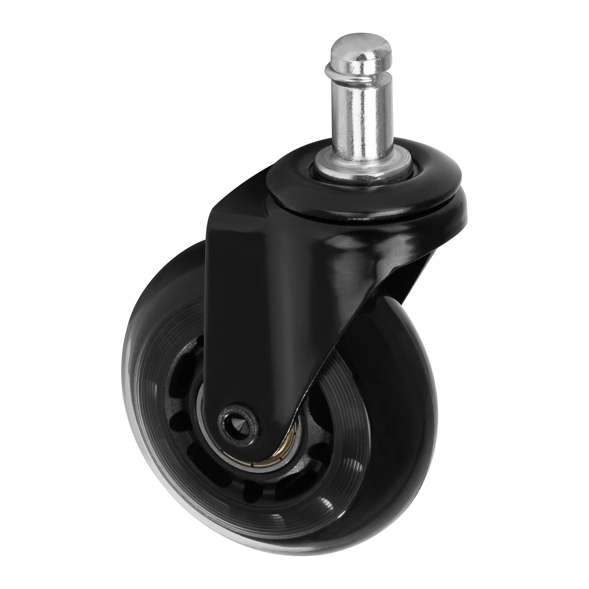 Hockerrollen Schwarz 5er-Set – ABEC-7 Lager, PU-Beschichtung - Ansicht 2