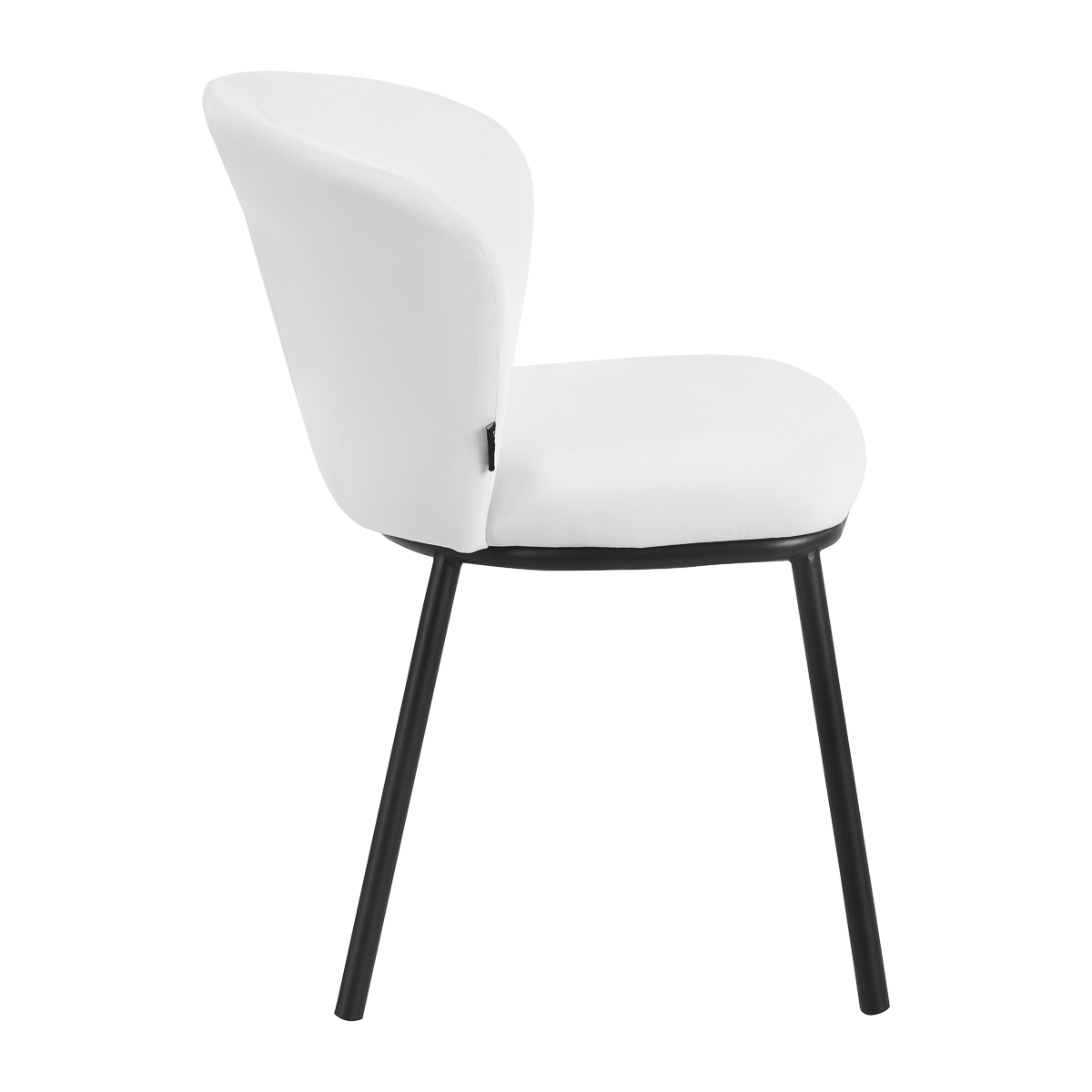 4Rico Linea Stuhl weiß - Eleganter Salonstuhl mit Design