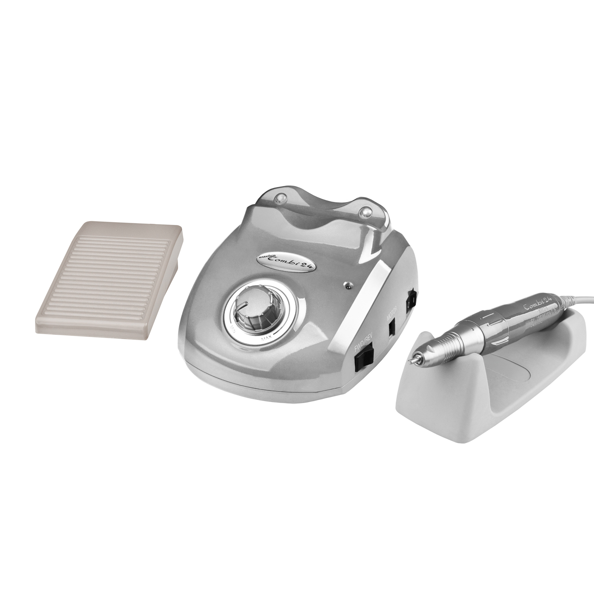 Marathon Combi 24 Silver Nagelfräser - Professioneller Elektrofräser für Nagelstudio und Kosmetik