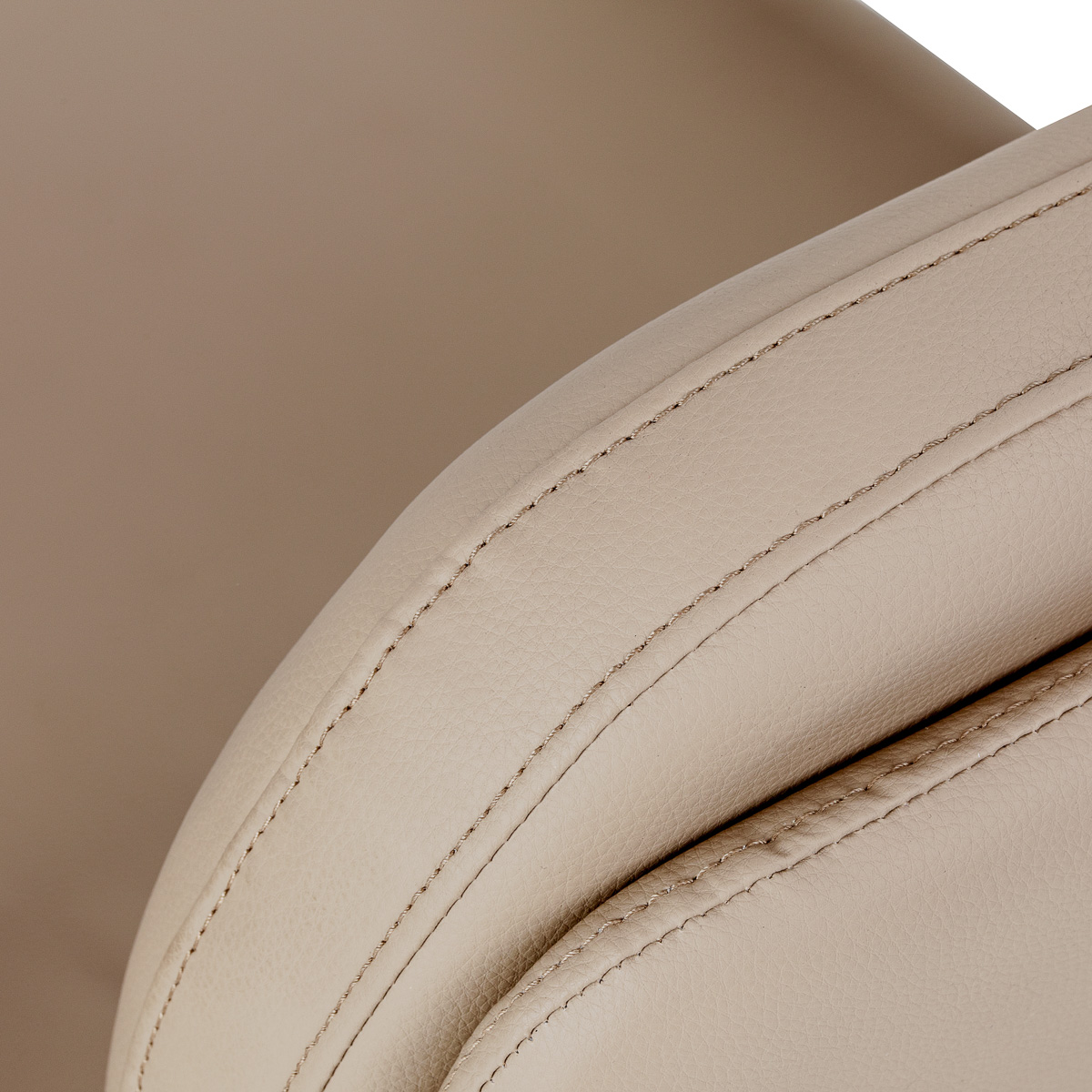 Omega Friseurstuhl Astra beige - hydraulische Höhenverstellung