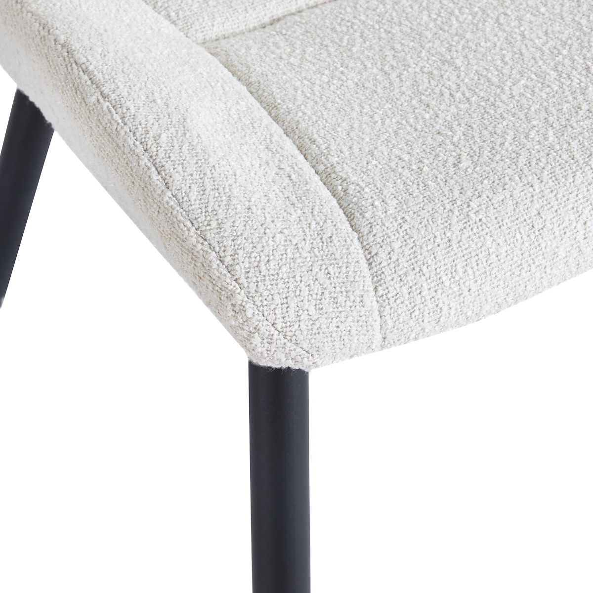 4Rico Lucente Stuhl weiß - Salon Empfangsstuhl modern