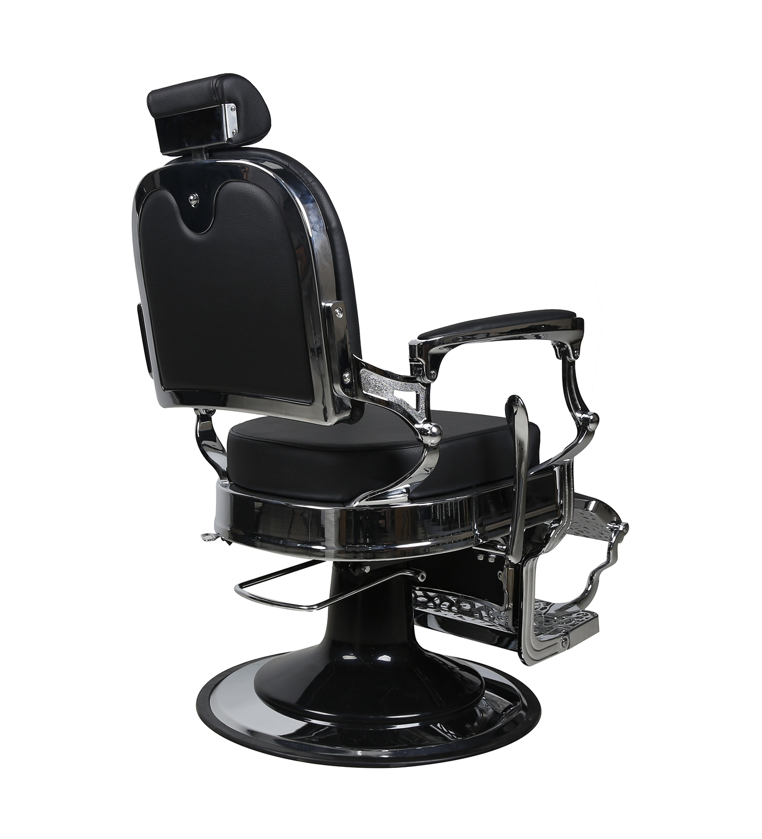 DETREU HERREN BEDIENUNGSSTUHL BARBERSHOP VINTAGE CHROME