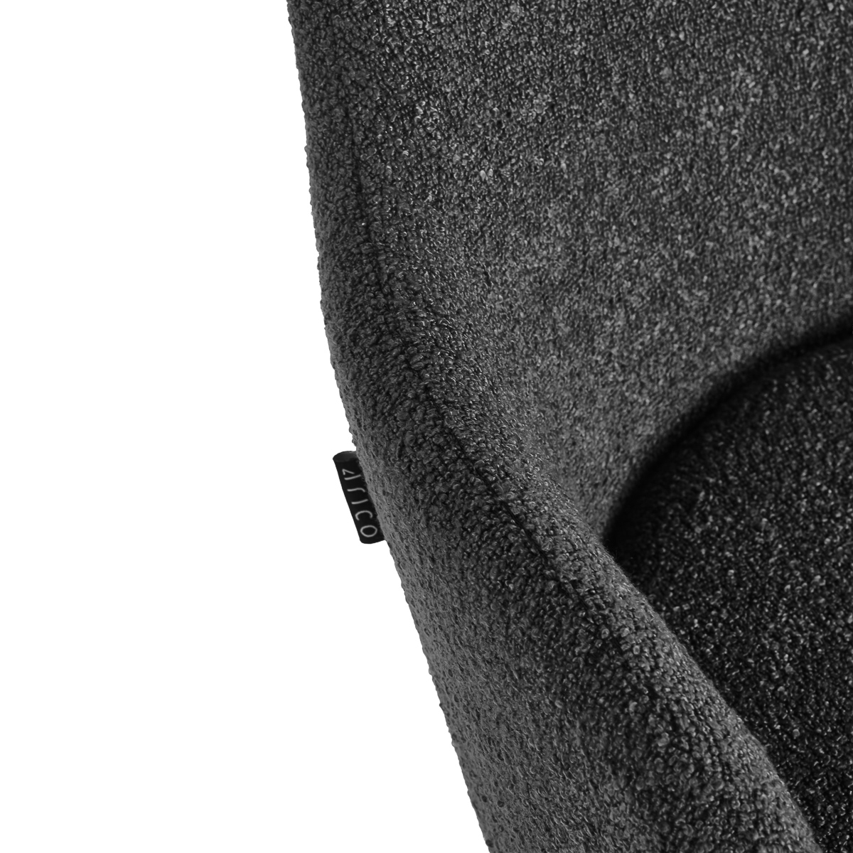 4Rico Besucherstuhl Intra schwarz - Polsterstuhl mit Armlehnen