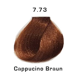 Morfose 10 Creme Haarfarbe Farbton 7.73 Cappucino Braun