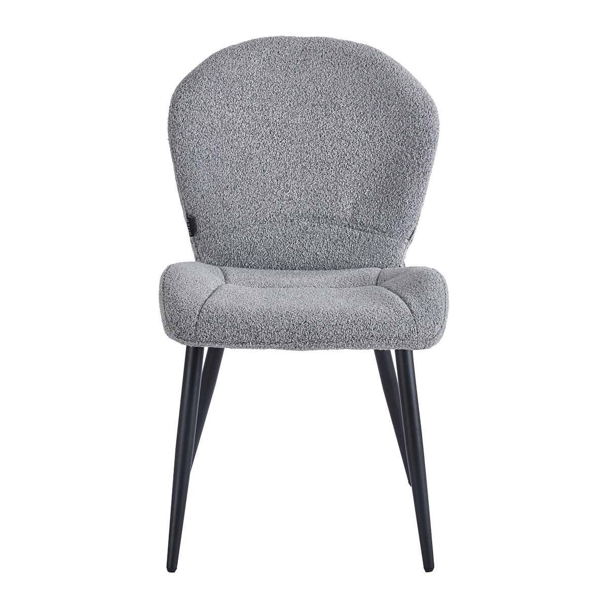 4Rico Lucente Stuhl grau – eleganter Salon- und Bürostuhl
