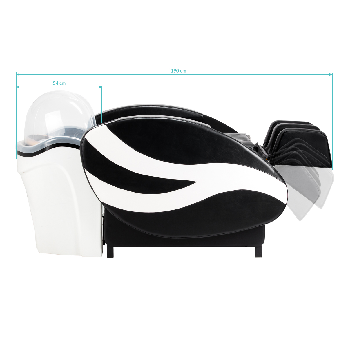 Gabbiano Head Spa Waschstation Sea 501 mit Massageliege