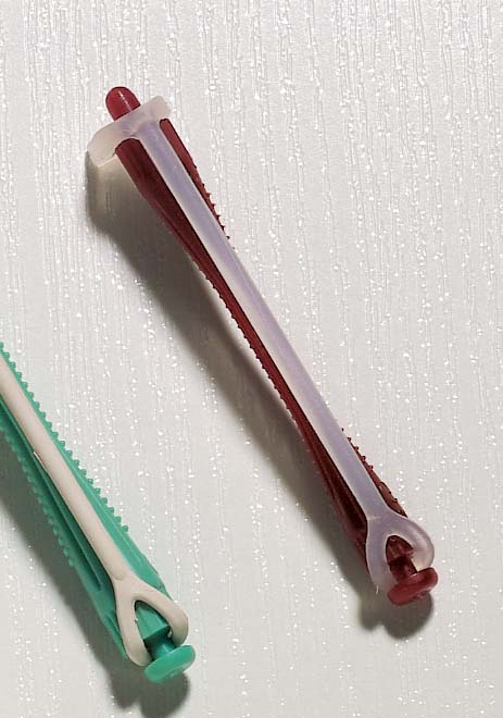 Kaltwellwickler Wkl Mitrundgummi 4Mm Rot Salon