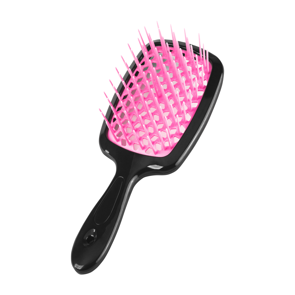 HS Haarbürste Schwarz Pink – Profi Styling Bürste