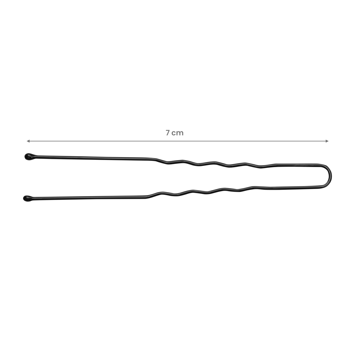 Friseur-Haarnadeln 300 St. 7cm Schwarz – Profi